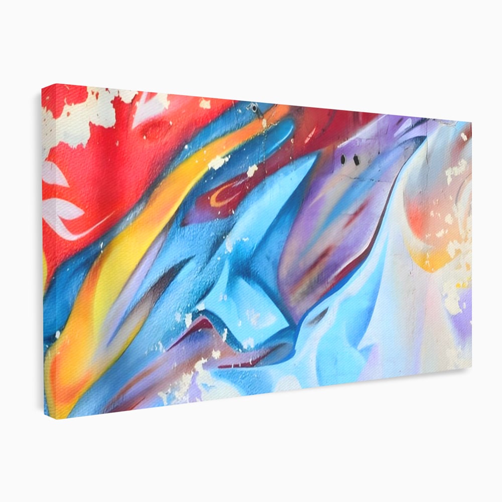 Tablou Canvas Premium LuxCanva® A1174, Colorful Graffiti ,Graffiti, Multicolor, Birou, Culori Vibrante