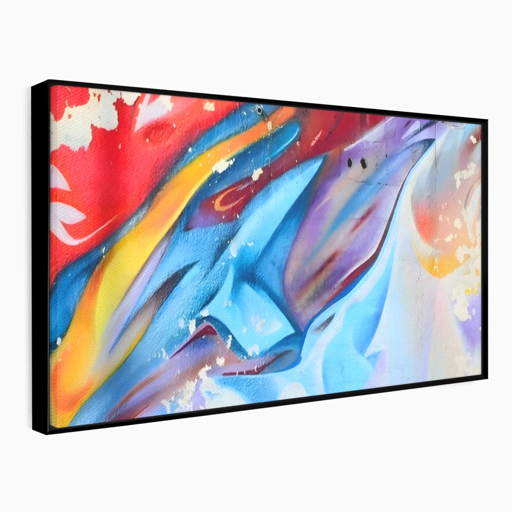 Tablou Canvas Premium LuxCanva® A1174, Colorful Graffiti ,Graffiti, Multicolor, Birou, Culori Vibrante