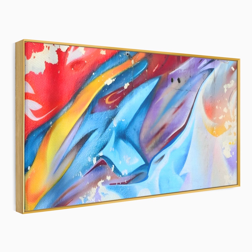 Tablou Canvas Premium LuxCanva® A1174, Colorful Graffiti ,Graffiti, Multicolor, Birou, Culori Vibrante