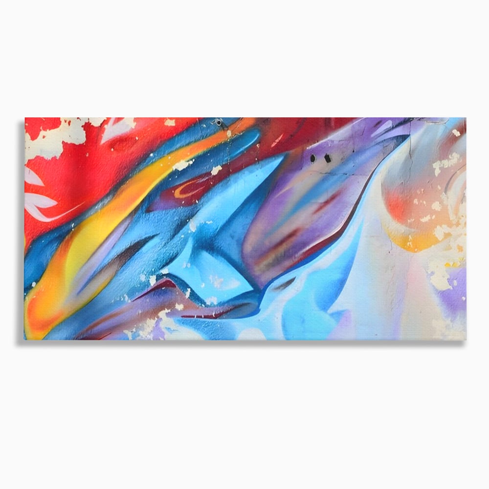 Tablou Canvas Premium LuxCanva® A1174, Colorful Graffiti ,Graffiti, Multicolor, Birou, Culori Vibrante