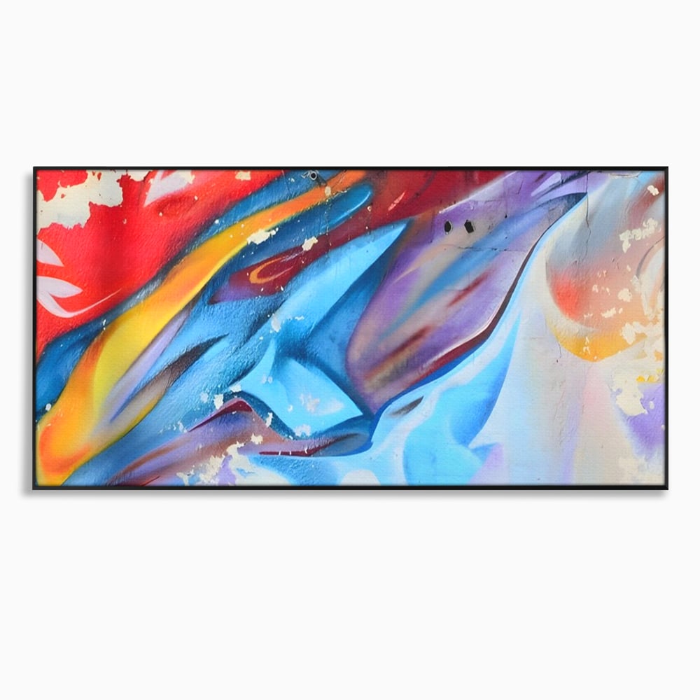 Tablou Canvas Premium LuxCanva® A1174, Colorful Graffiti ,Graffiti, Multicolor, Birou, Culori Vibrante