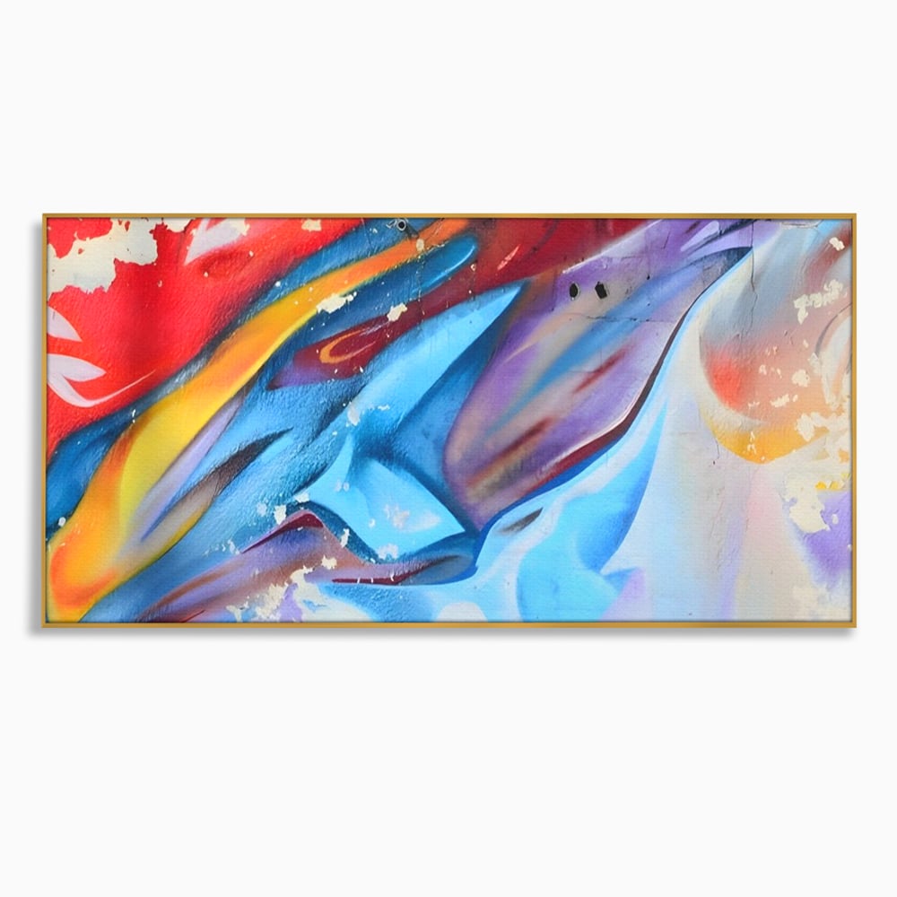 Tablou Canvas Premium LuxCanva® A1174, Colorful Graffiti ,Graffiti, Multicolor, Birou, Culori Vibrante