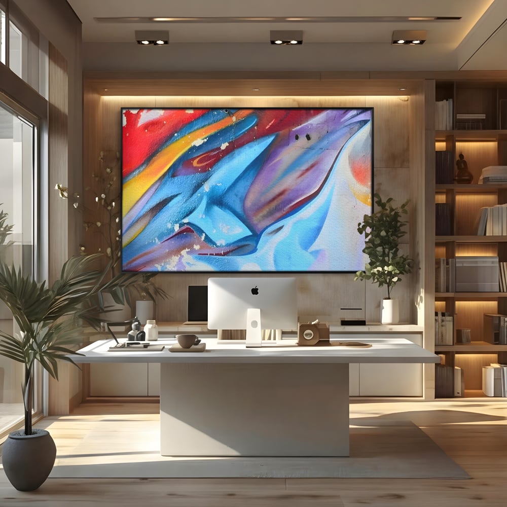 Tablou Canvas Premium LuxCanva® A1174, Colorful Graffiti ,Graffiti, Multicolor, Birou, Culori Vibrante