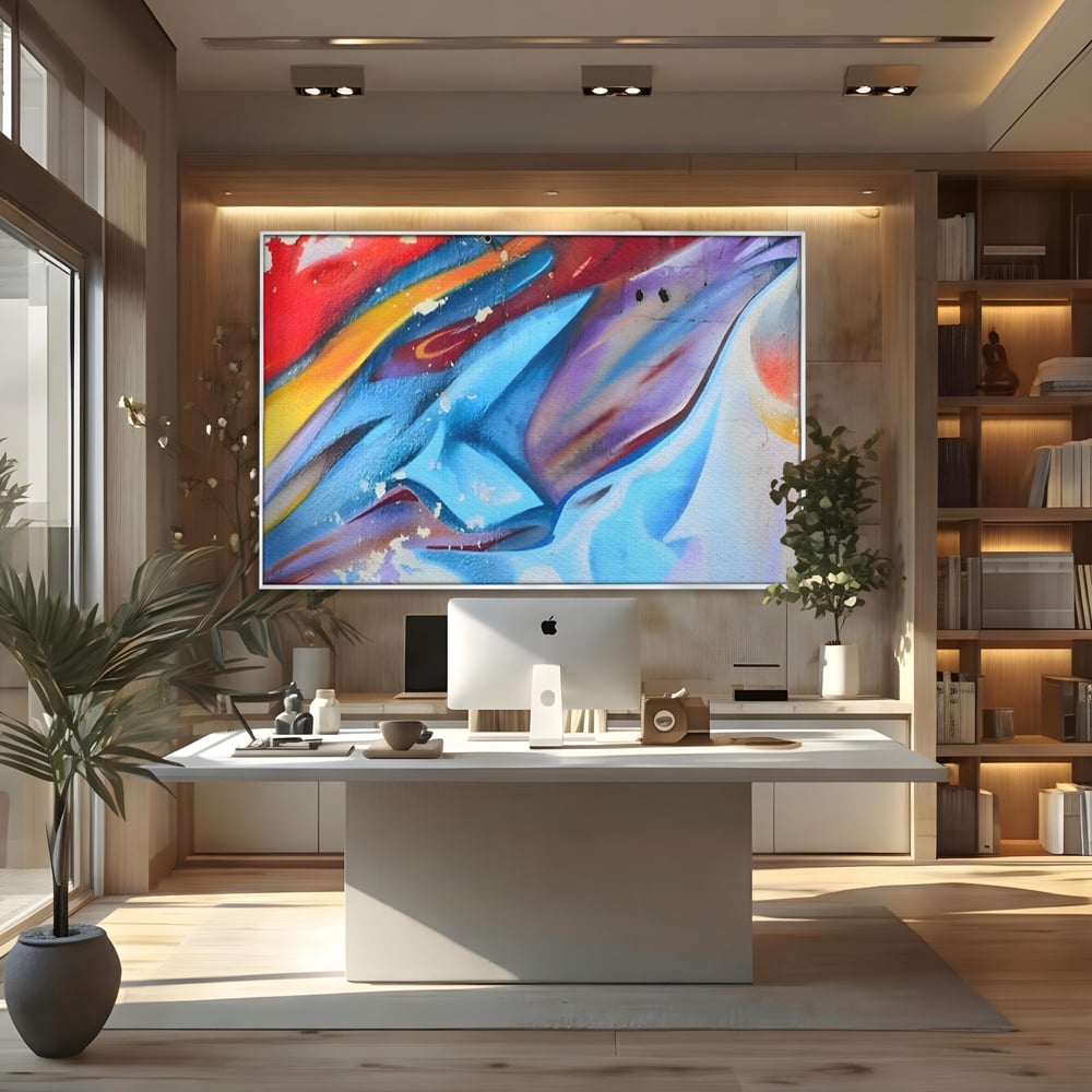 Tablou Canvas Premium LuxCanva® A1174, Colorful Graffiti ,Graffiti, Multicolor, Birou, Culori Vibrante