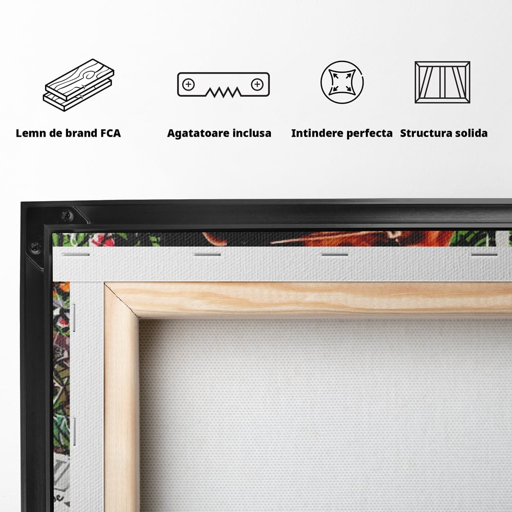 Tablou Canvas Premium LuxCanva® A1180, Travis Scott ,  Jacques Berman Webster, Studio, Rapper, Cantaret, Culori Vibrante