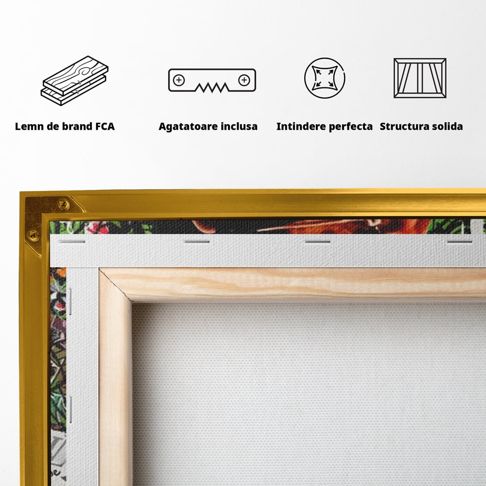 Tablou Canvas Premium LuxCanva® A1180, Travis Scott ,  Jacques Berman Webster, Studio, Rapper, Cantaret, Culori Vibrante