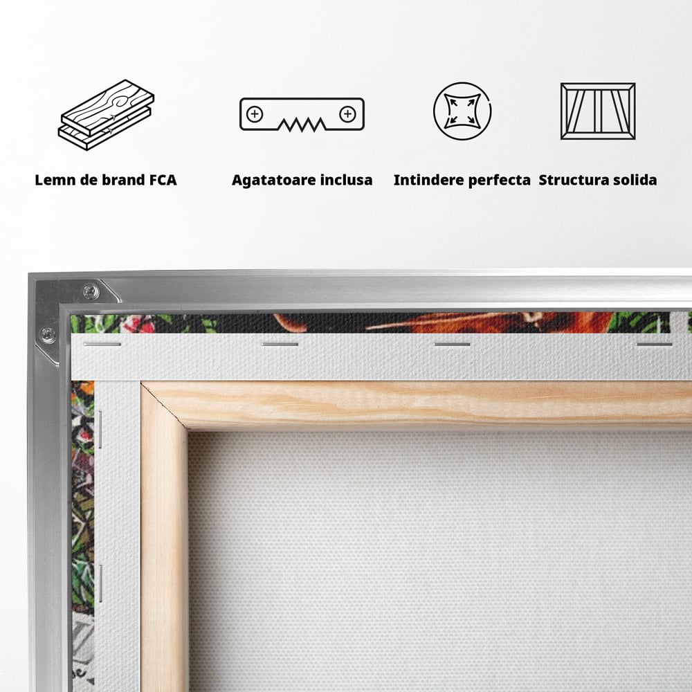 Tablou Canvas Premium LuxCanva® A1180, Travis Scott ,  Jacques Berman Webster, Studio, Rapper, Cantaret, Culori Vibrante