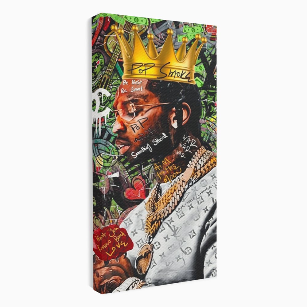 Tablou Canvas Premium LuxCanva® A1180, Travis Scott ,  Jacques Berman Webster, Studio, Rapper, Cantaret, Culori Vibrante