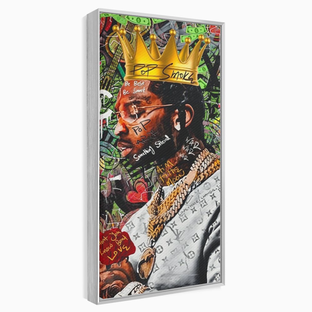 Tablou Canvas Premium LuxCanva® A1180, Travis Scott ,  Jacques Berman Webster, Studio, Rapper, Cantaret, Culori Vibrante
