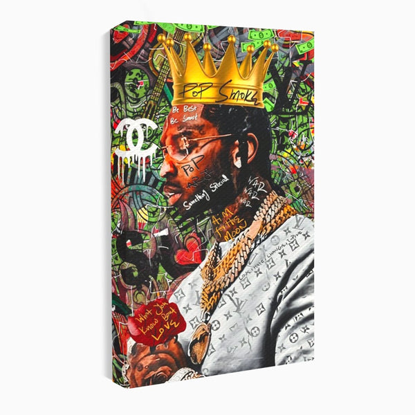 Tablou Canvas Premium LuxCanva® A1180, Travis Scott ,  Jacques Berman Webster, Studio, Rapper, Cantaret, Culori Vibrante