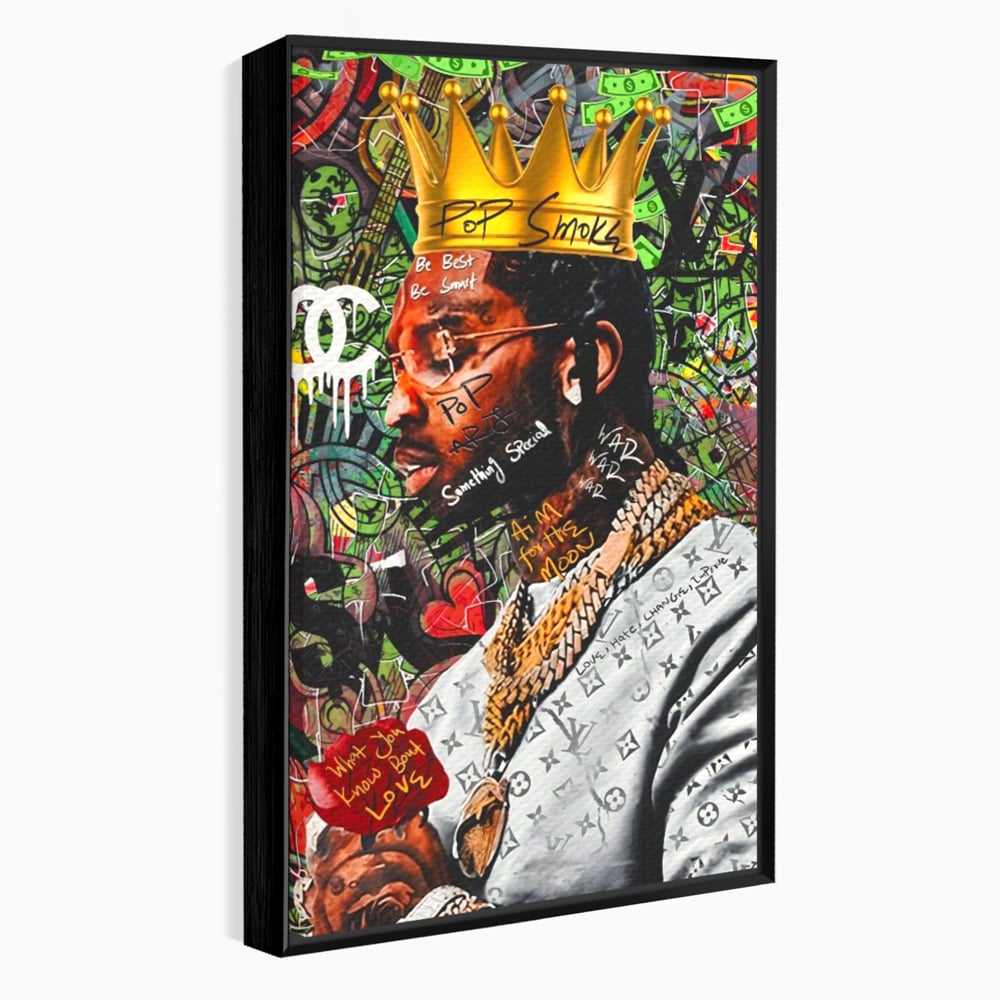 Tablou Canvas Premium LuxCanva® A1180, Travis Scott ,  Jacques Berman Webster, Studio, Rapper, Cantaret, Culori Vibrante