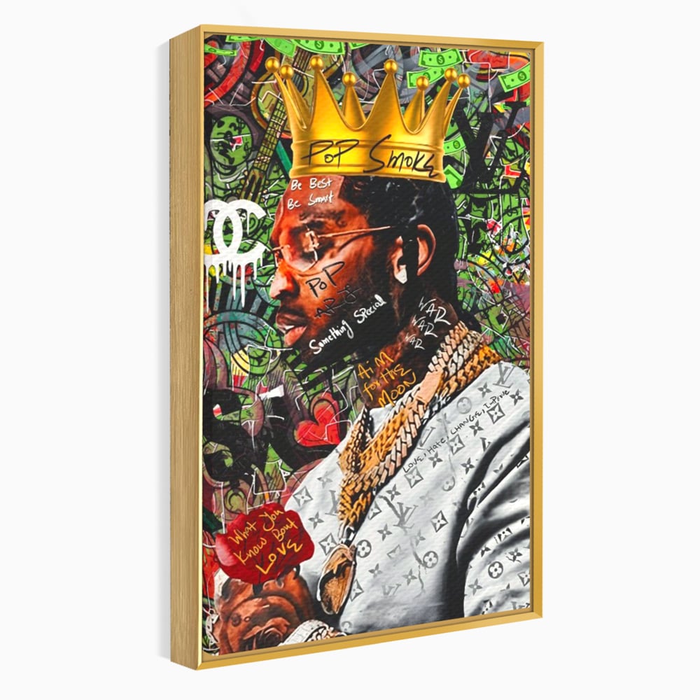 Tablou Canvas Premium LuxCanva® A1180, Travis Scott ,  Jacques Berman Webster, Studio, Rapper, Cantaret, Culori Vibrante