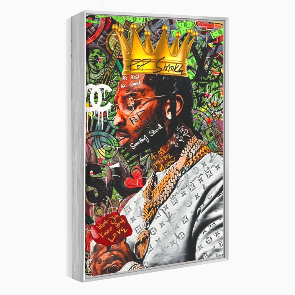 Tablou Canvas Premium LuxCanva® A1180, Travis Scott ,  Jacques Berman Webster, Studio, Rapper, Cantaret, Culori Vibrante