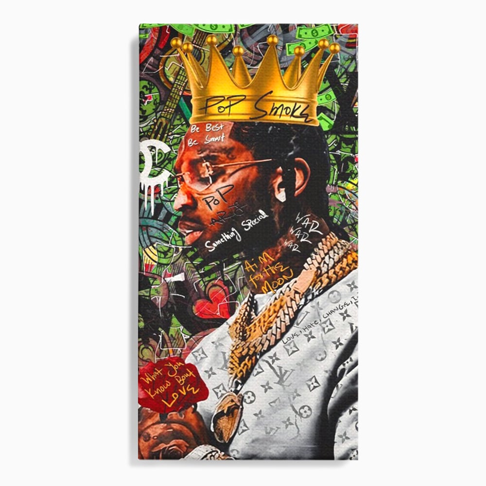 Tablou Canvas Premium LuxCanva® A1180, Travis Scott ,  Jacques Berman Webster, Studio, Rapper, Cantaret, Culori Vibrante