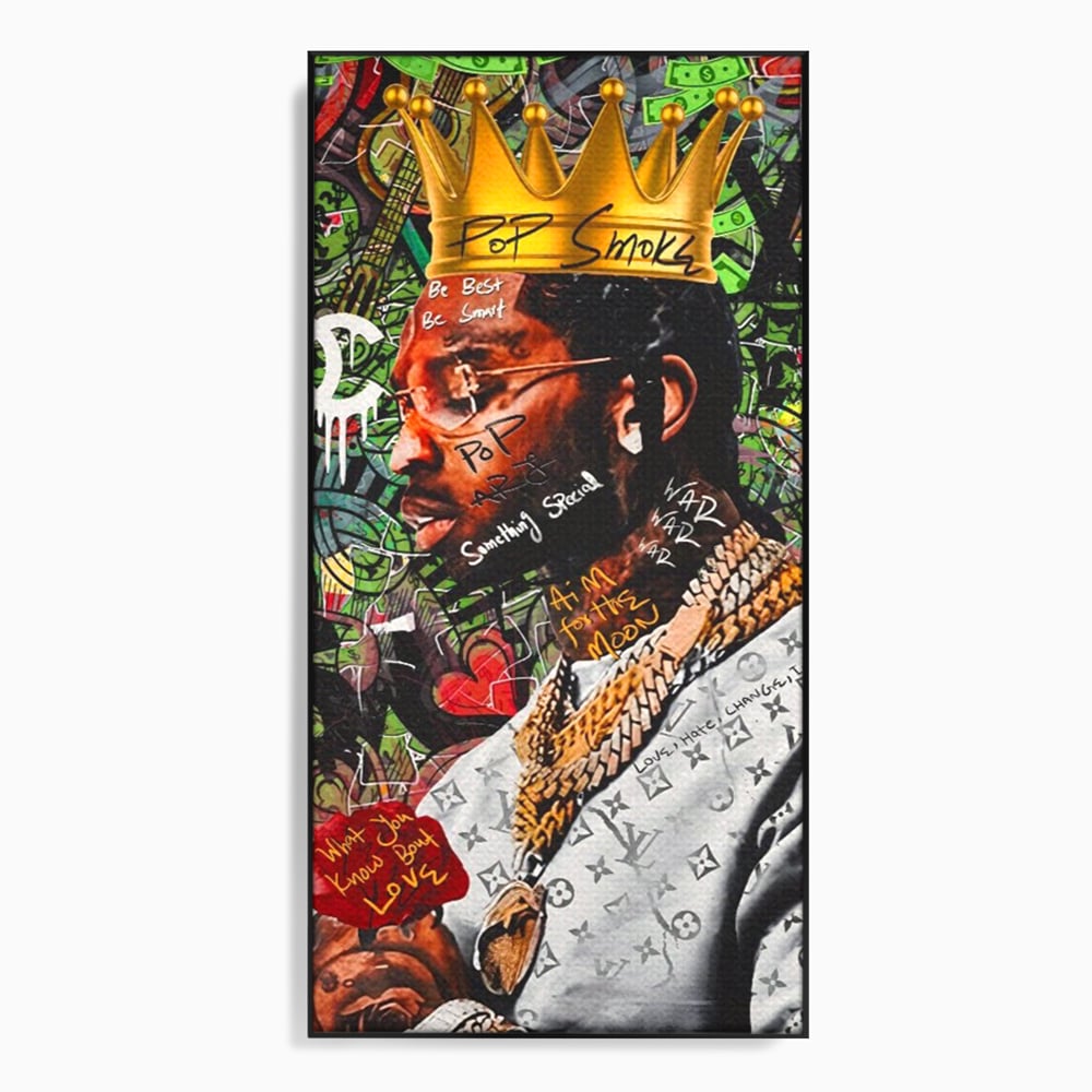 Tablou Canvas Premium LuxCanva® A1180, Travis Scott ,  Jacques Berman Webster, Studio, Rapper, Cantaret, Culori Vibrante