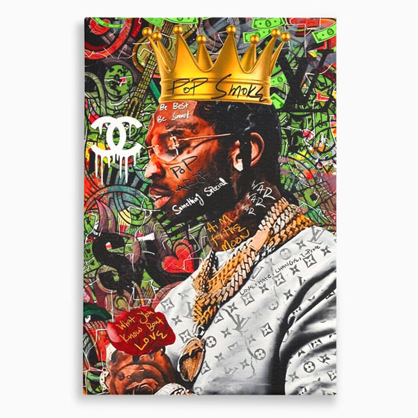 Tablou Canvas Premium LuxCanva® A1180, Travis Scott ,  Jacques Berman Webster, Studio, Rapper, Cantaret, Culori Vibrante