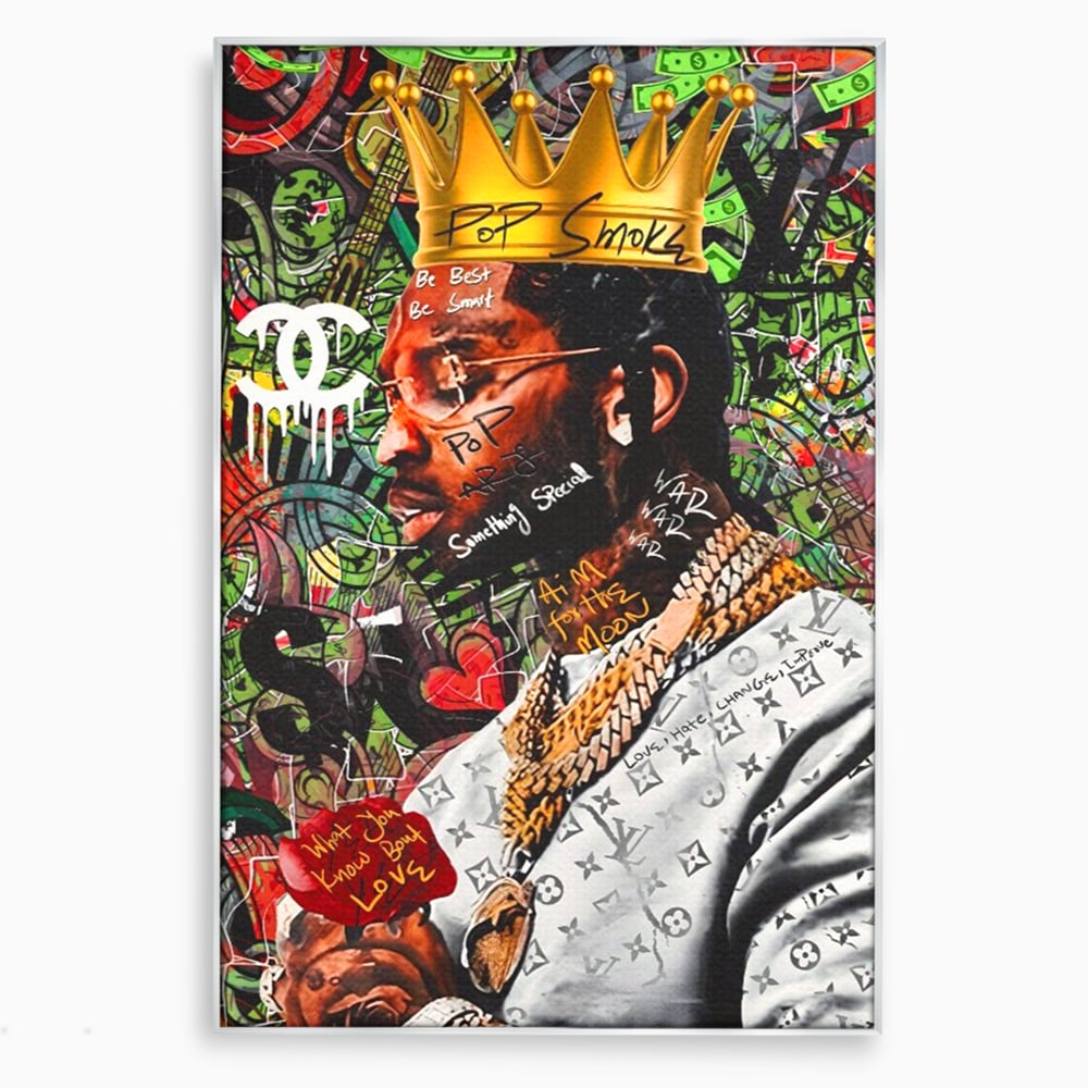 Tablou Canvas Premium LuxCanva® A1180, Travis Scott ,  Jacques Berman Webster, Studio, Rapper, Cantaret, Culori Vibrante