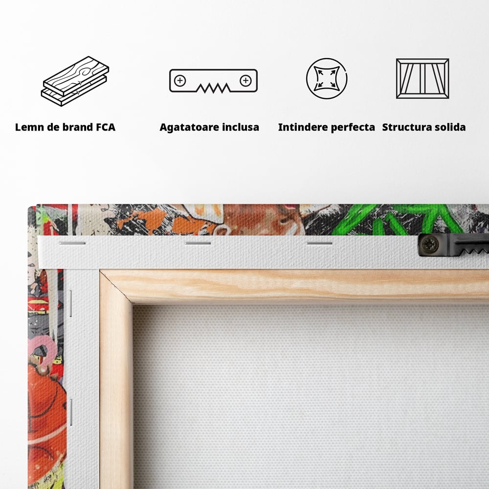Tablou Canvas Premium LuxCanva® A1182, Los Angeles Lakers , Baschet, Echipa, NBA, Culori Vibrante