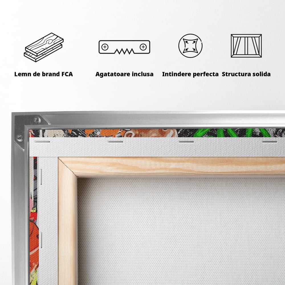 Tablou Canvas Premium LuxCanva® A1182, Los Angeles Lakers , Baschet, Echipa, NBA, Culori Vibrante