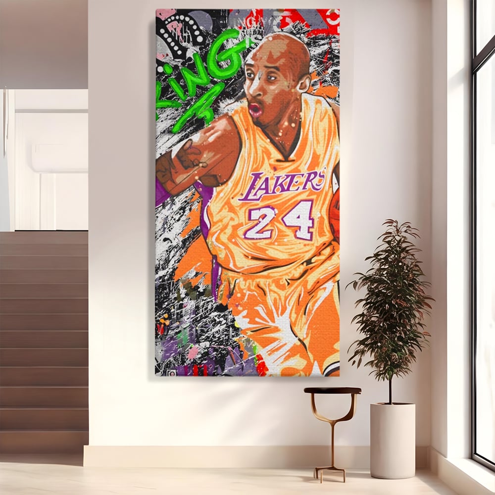 Tablou Canvas Premium LuxCanva® A1182, Los Angeles Lakers , Baschet, Echipa, NBA, Culori Vibrante