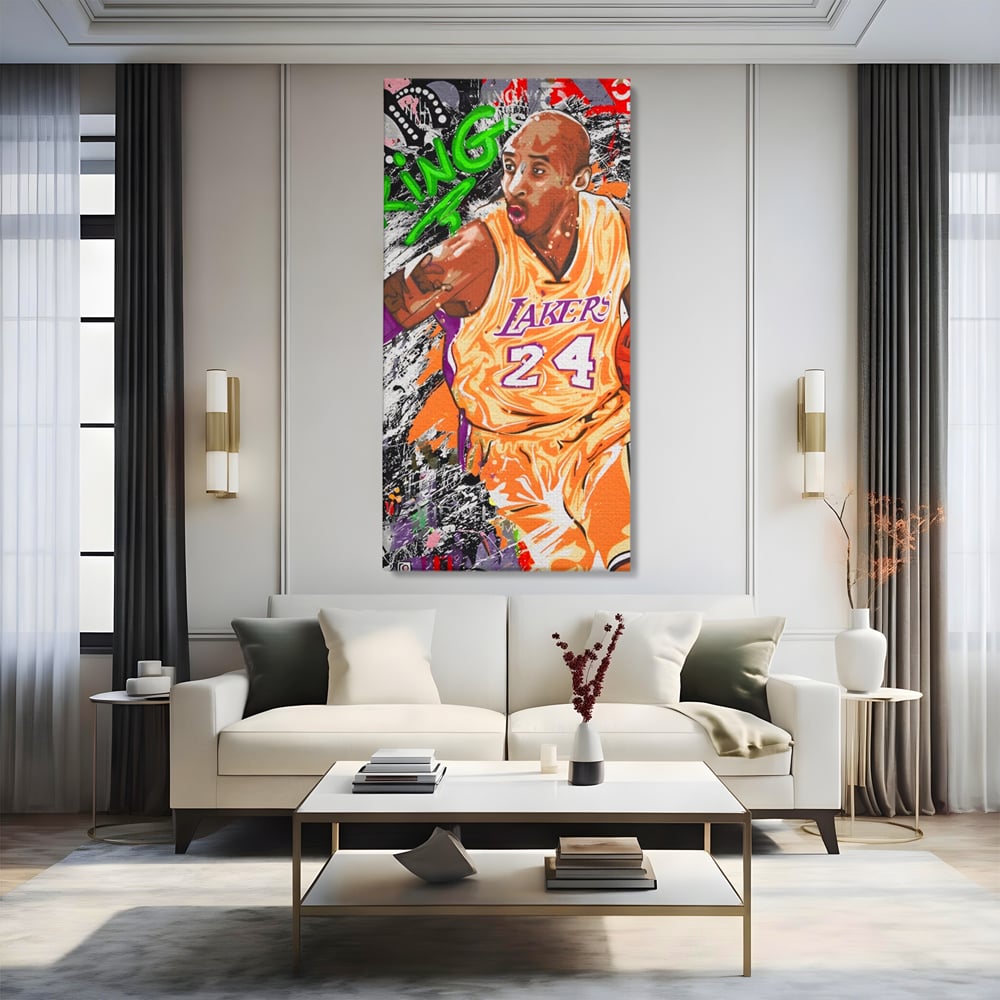 Tablou Canvas Premium LuxCanva® A1182, Los Angeles Lakers , Baschet, Echipa, NBA, Culori Vibrante