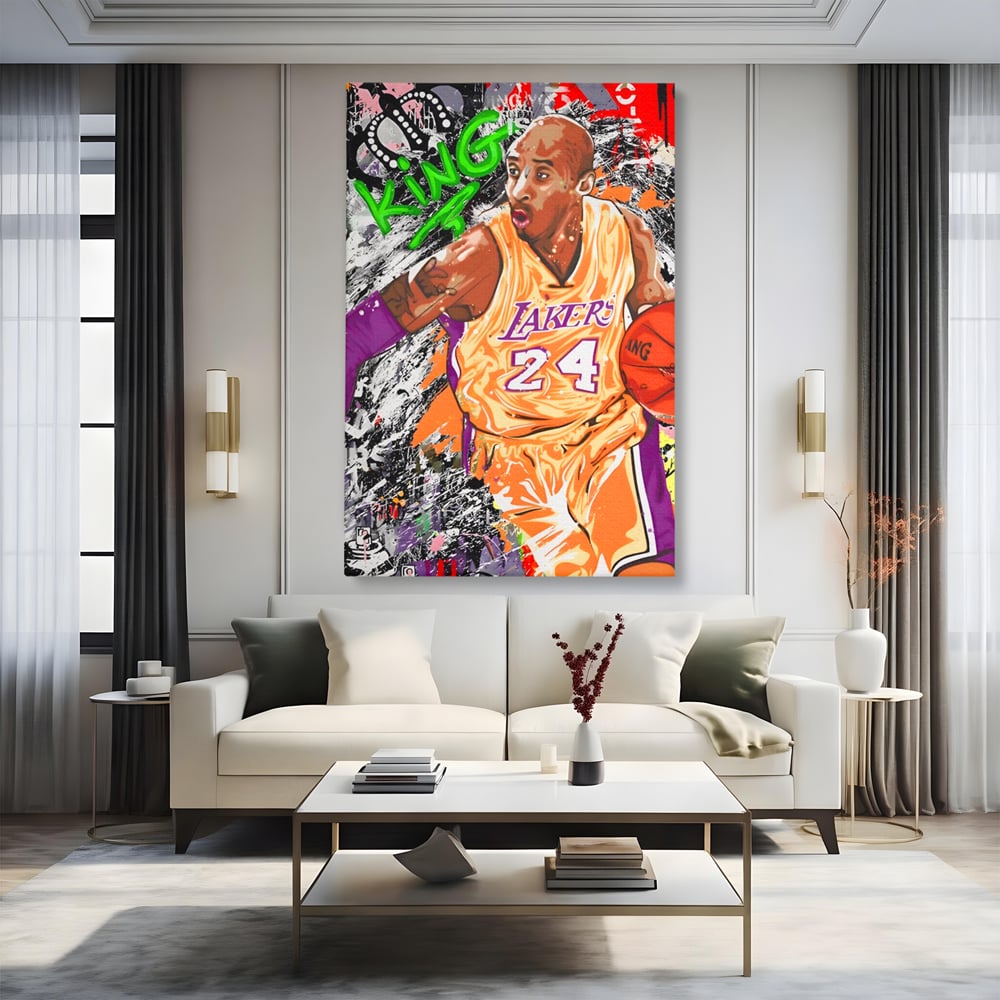 Tablou Canvas Premium LuxCanva® A1182, Los Angeles Lakers , Baschet, Echipa, NBA, Culori Vibrante