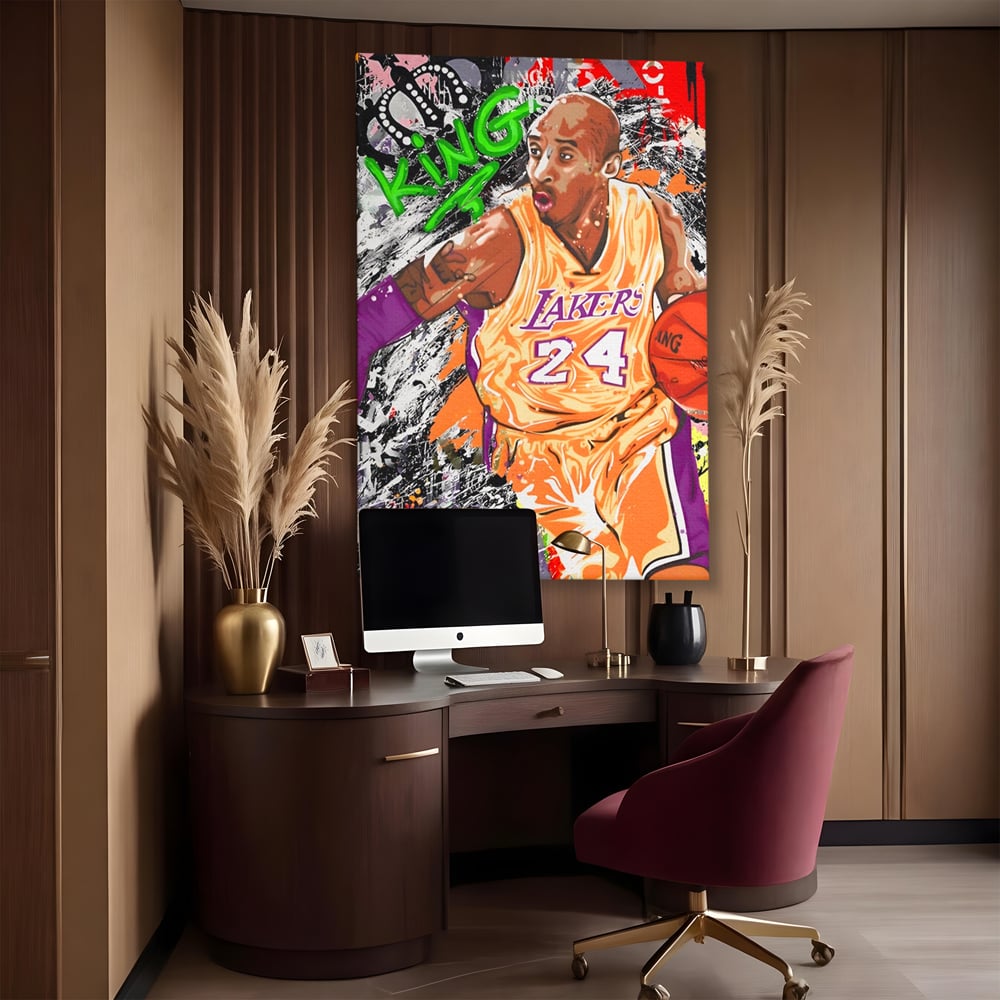 Tablou Canvas Premium LuxCanva® A1182, Los Angeles Lakers , Baschet, Echipa, NBA, Culori Vibrante