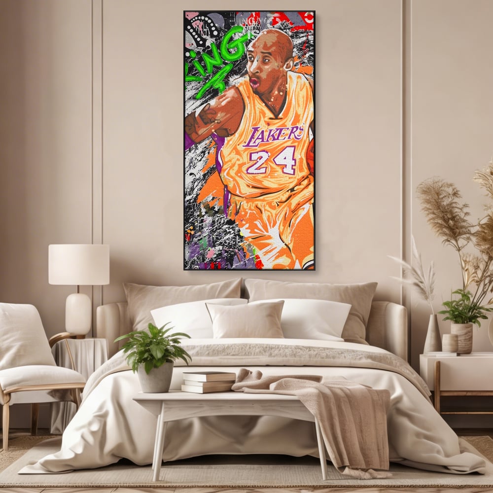 Tablou Canvas Premium LuxCanva® A1182, Los Angeles Lakers , Baschet, Echipa, NBA, Culori Vibrante
