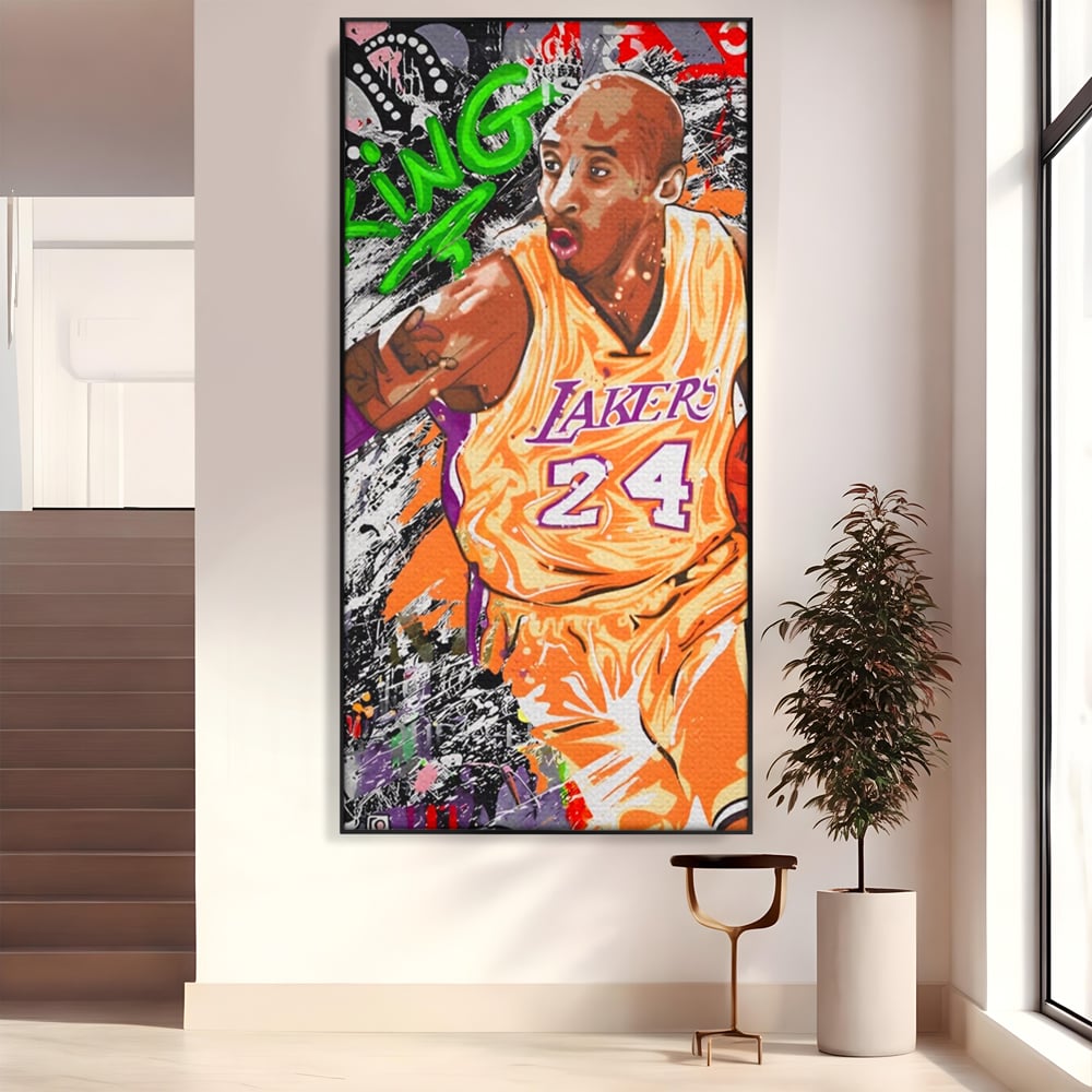 Tablou Canvas Premium LuxCanva® A1182, Los Angeles Lakers , Baschet, Echipa, NBA, Culori Vibrante