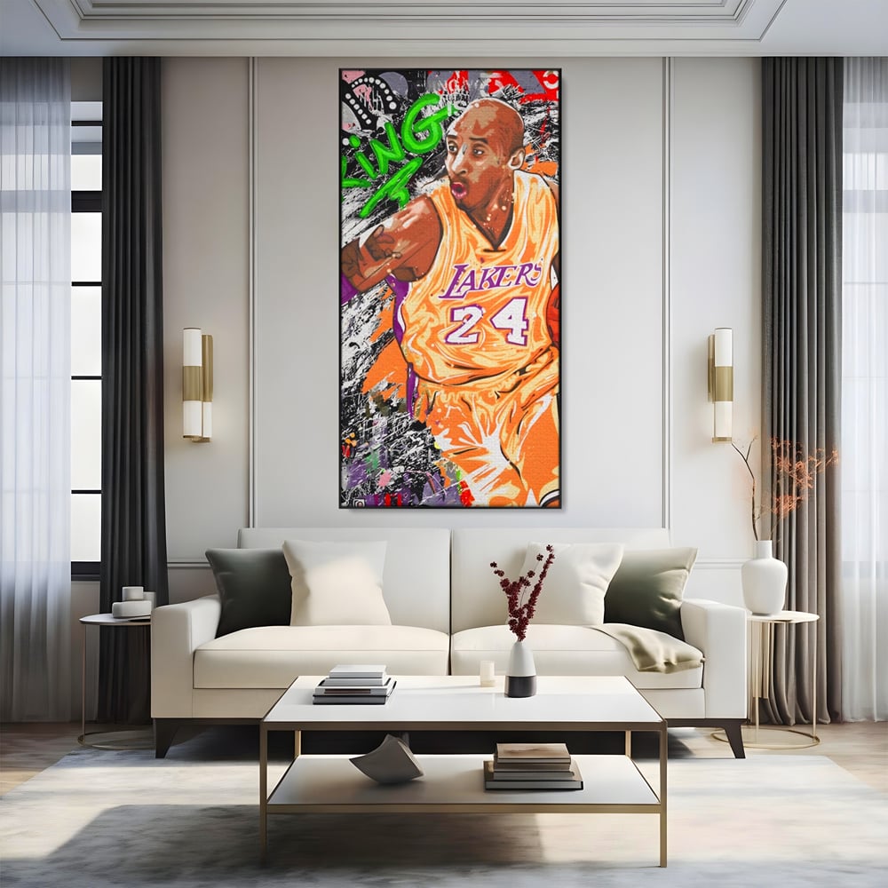 Tablou Canvas Premium LuxCanva® A1182, Los Angeles Lakers , Baschet, Echipa, NBA, Culori Vibrante