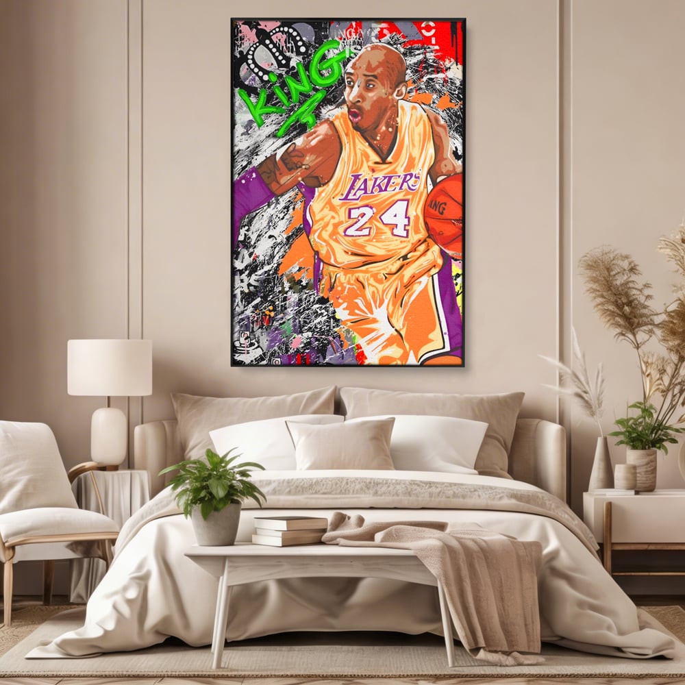 Tablou Canvas Premium LuxCanva® A1182, Los Angeles Lakers , Baschet, Echipa, NBA, Culori Vibrante
