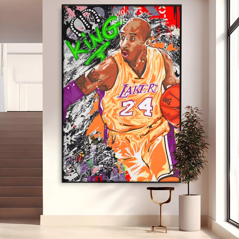 Tablou Canvas Premium LuxCanva® A1182, Los Angeles Lakers , Baschet, Echipa, NBA, Culori Vibrante