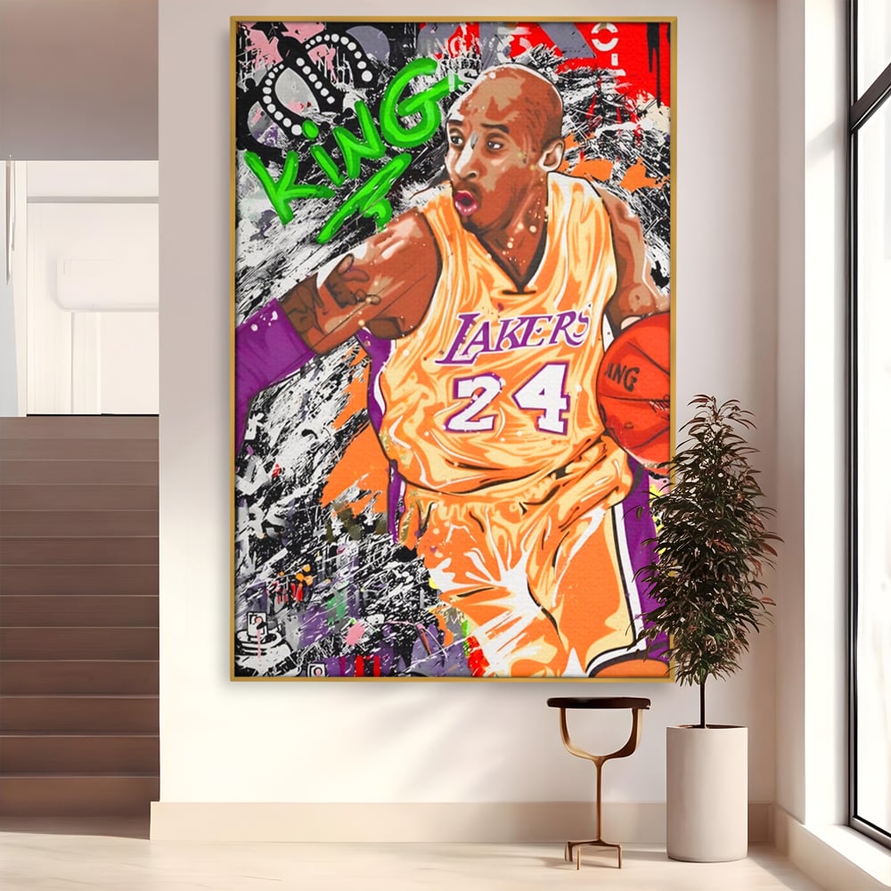 Tablou Canvas Premium LuxCanva® A1182, Los Angeles Lakers , Baschet, Echipa, NBA, Culori Vibrante