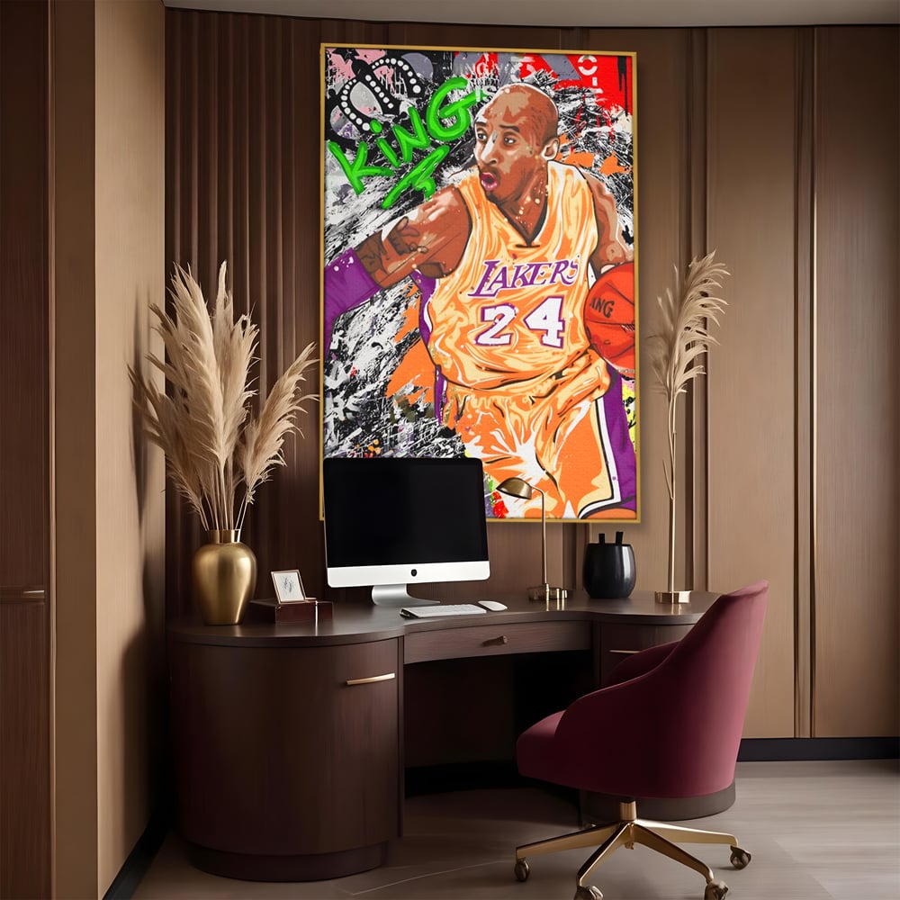 Tablou Canvas Premium LuxCanva® A1182, Los Angeles Lakers , Baschet, Echipa, NBA, Culori Vibrante