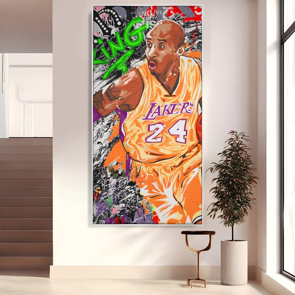Tablou Canvas Premium LuxCanva® A1182, Los Angeles Lakers , Baschet, Echipa, NBA, Culori Vibrante