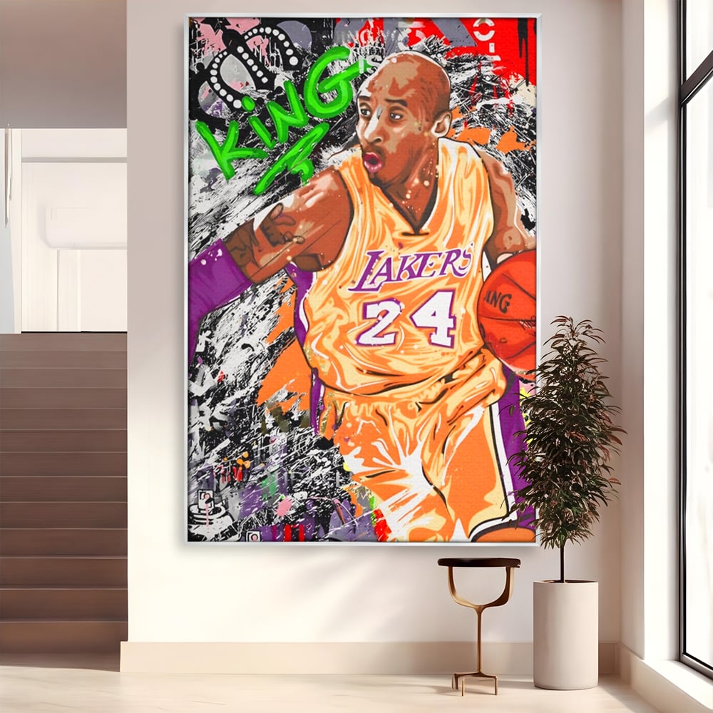 Tablou Canvas Premium LuxCanva® A1182, Los Angeles Lakers , Baschet, Echipa, NBA, Culori Vibrante