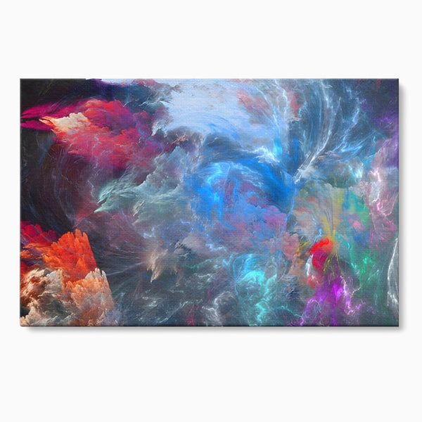 Tablou Canvas Premium LuxCanva® A1185, Colorful Cosmos , Colorat, Spatiu, Dormitor Abstract, Culori Vibrante