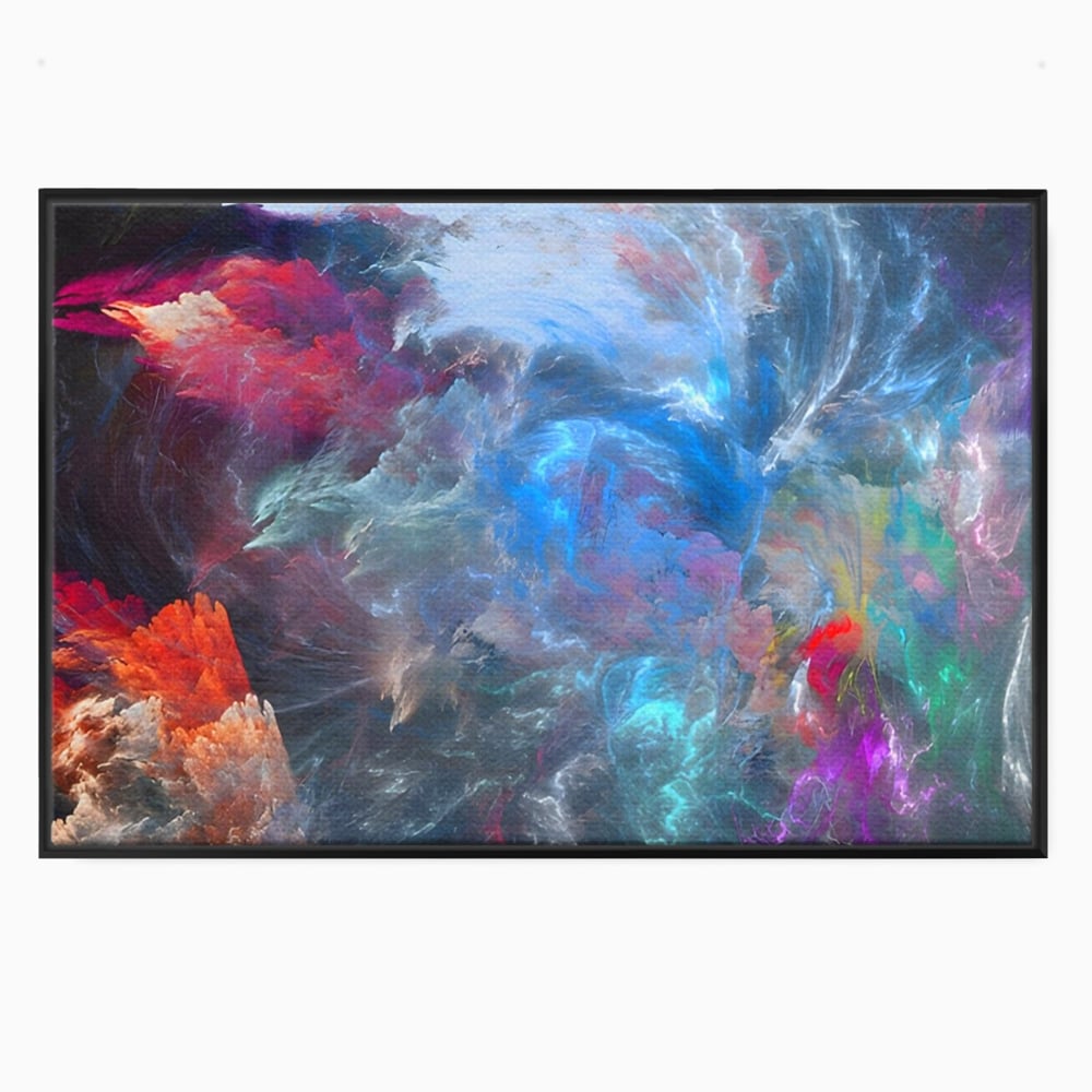 Tablou Canvas Premium LuxCanva® A1185, Colorful Cosmos , Colorat, Spatiu, Dormitor Abstract, Culori Vibrante