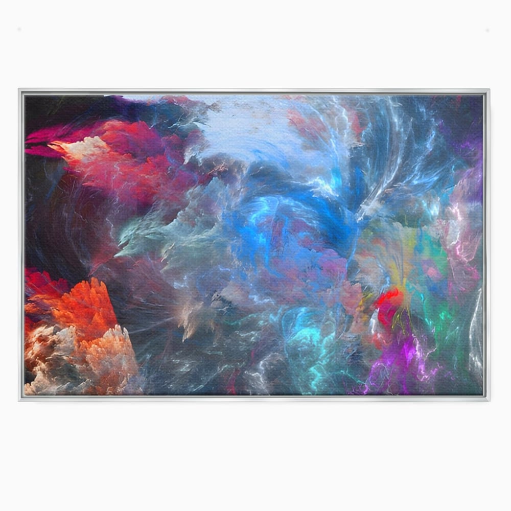 Tablou Canvas Premium LuxCanva® A1185, Colorful Cosmos , Colorat, Spatiu, Dormitor Abstract, Culori Vibrante