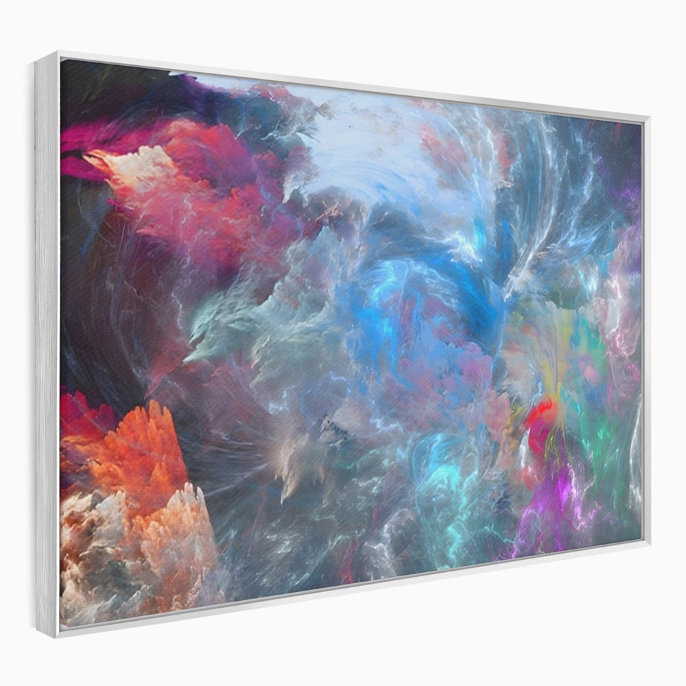 Tablou Canvas Premium LuxCanva® A1185, Colorful Cosmos , Colorat, Spatiu, Dormitor Abstract, Culori Vibrante
