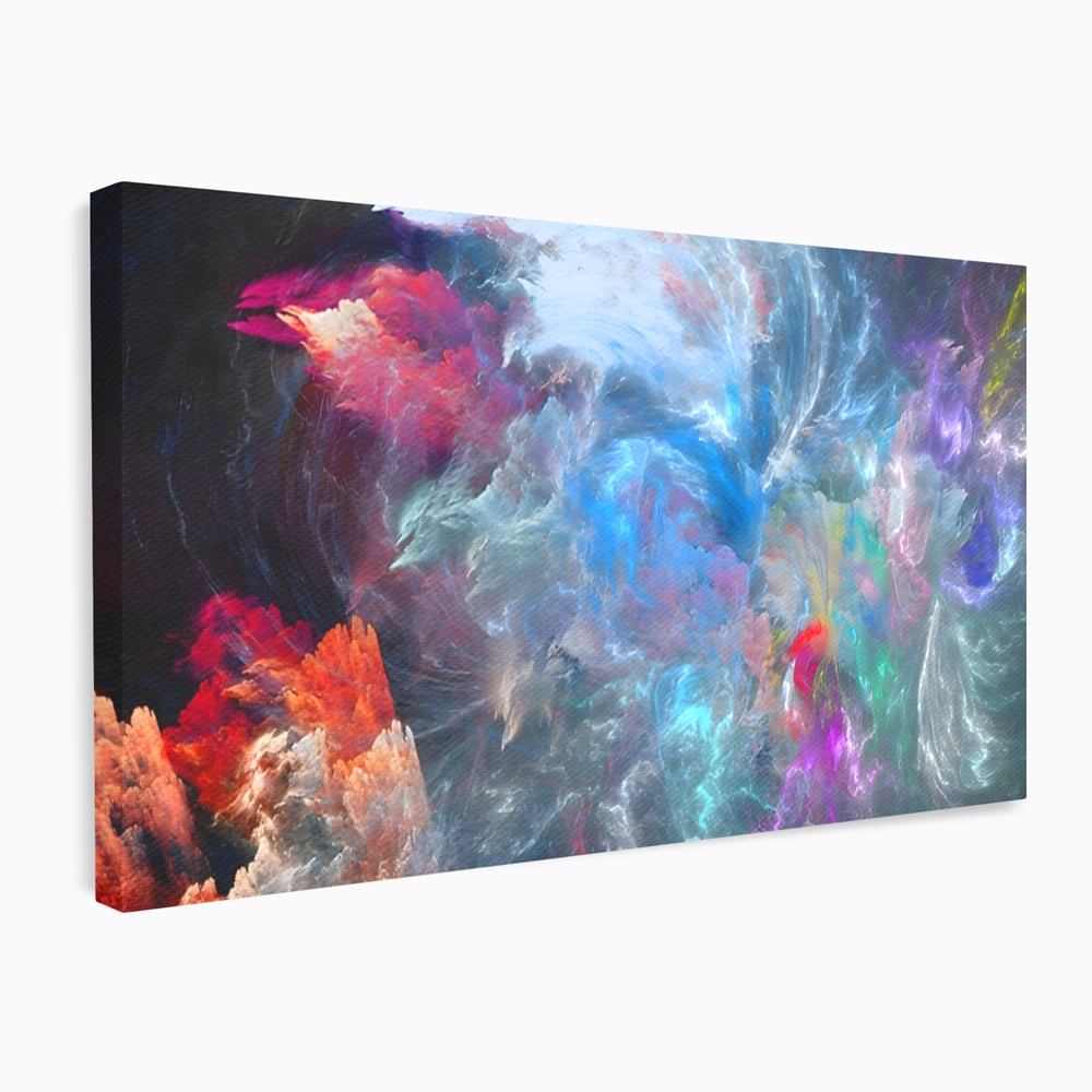 Tablou Canvas Premium LuxCanva® A1185, Colorful Cosmos , Colorat, Spatiu, Dormitor Abstract, Culori Vibrante