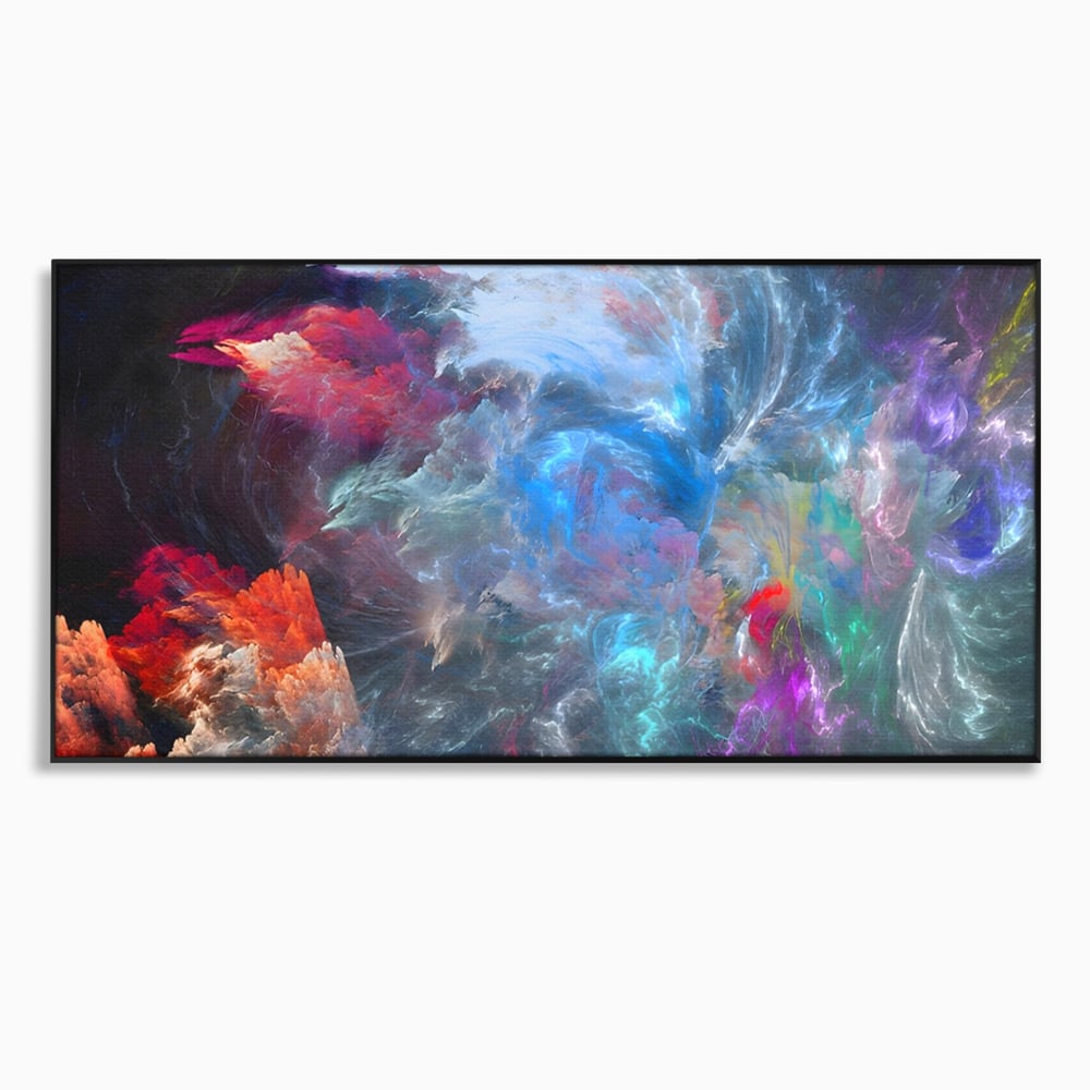 Tablou Canvas Premium LuxCanva® A1185, Colorful Cosmos , Colorat, Spatiu, Dormitor Abstract, Culori Vibrante