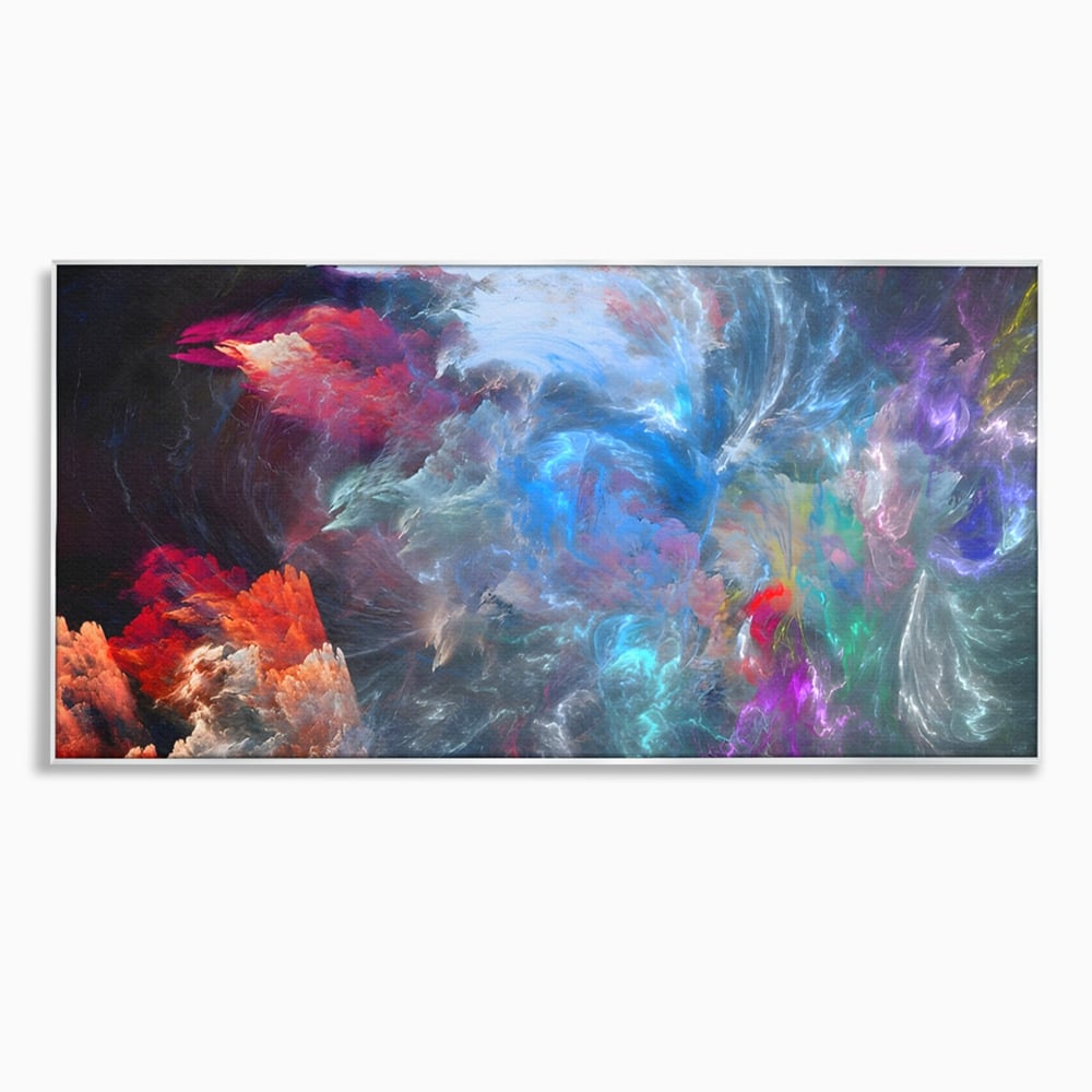 Tablou Canvas Premium LuxCanva® A1185, Colorful Cosmos , Colorat, Spatiu, Dormitor Abstract, Culori Vibrante