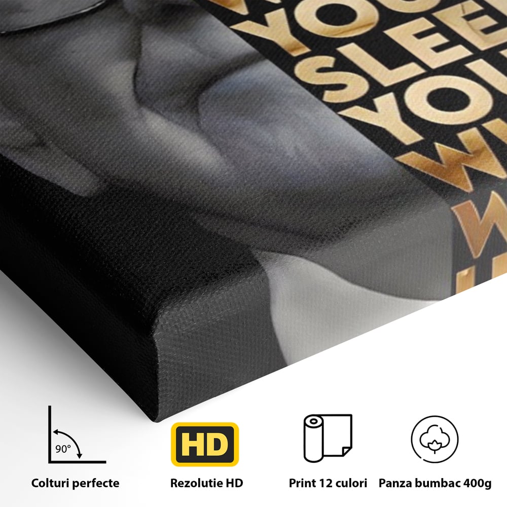Tablou Canvas Premium LuxCanva® A1187, Warren Buffett , Om De Afacefri, Motivational, Birou, Investitor, Culori Vibrante