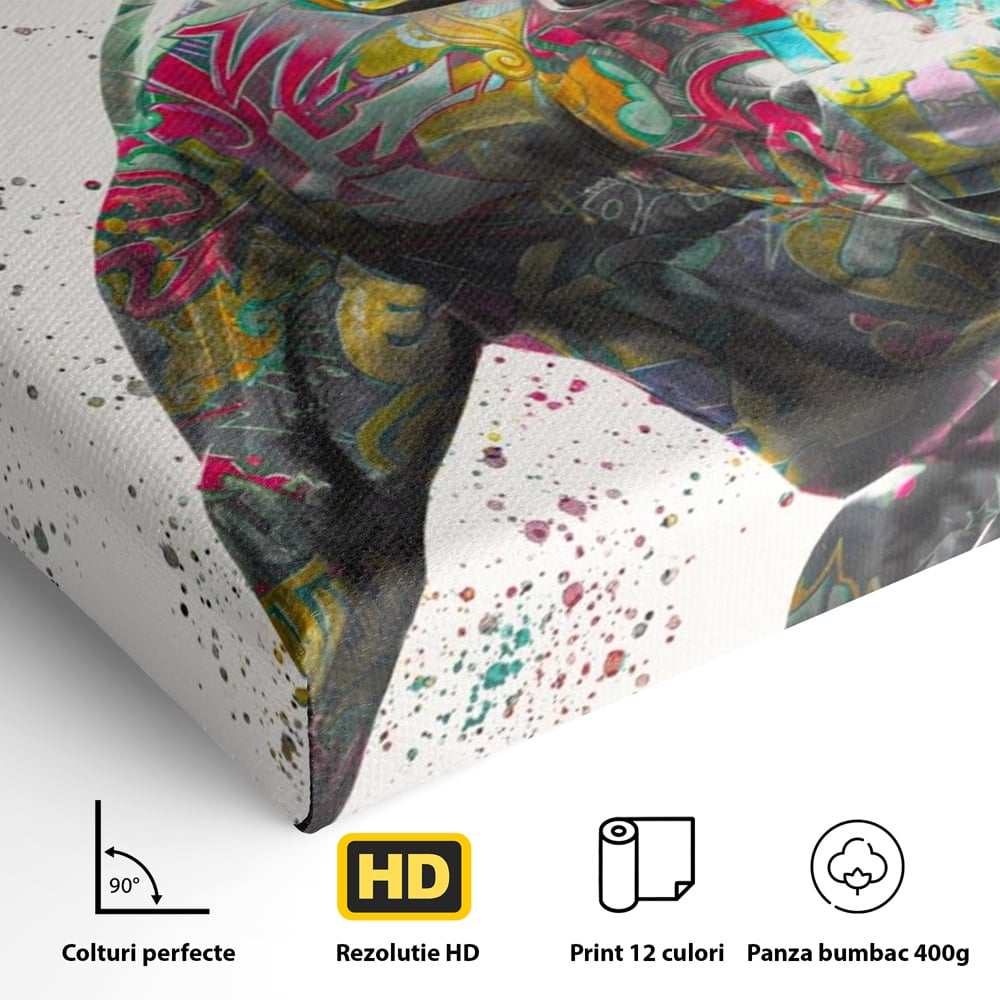 Tablou Canvas Premium LuxCanva® A1191, Bull Market ,  Stock Market, Birou, Financiar, Colorat, Culori Vibrante