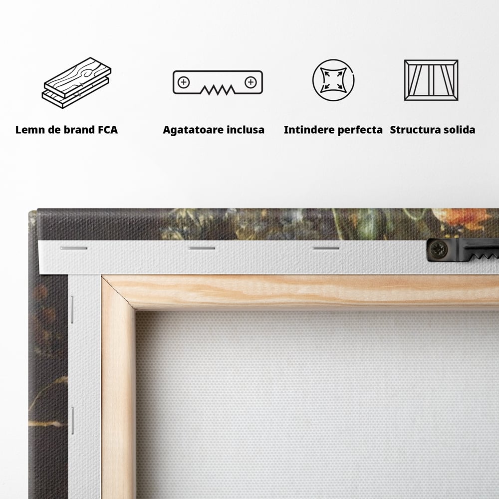 Tablou Canvas Premium, LuxCanva® A1209, Nike Shoes Flowers, Decorativ, Flori, Living, Jordan, Adidas, Dolar, Dormitor, Culori Vibrante