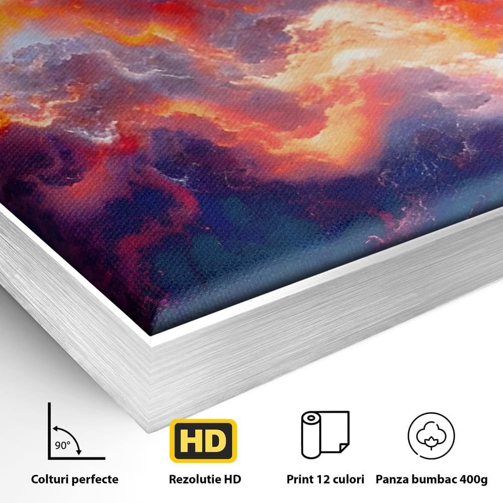 Tablou Canvas Premium LuxCanva® A1212, Colorful , Colorat, Multicolor, Abstract, Dormitor, Culori Vibrante