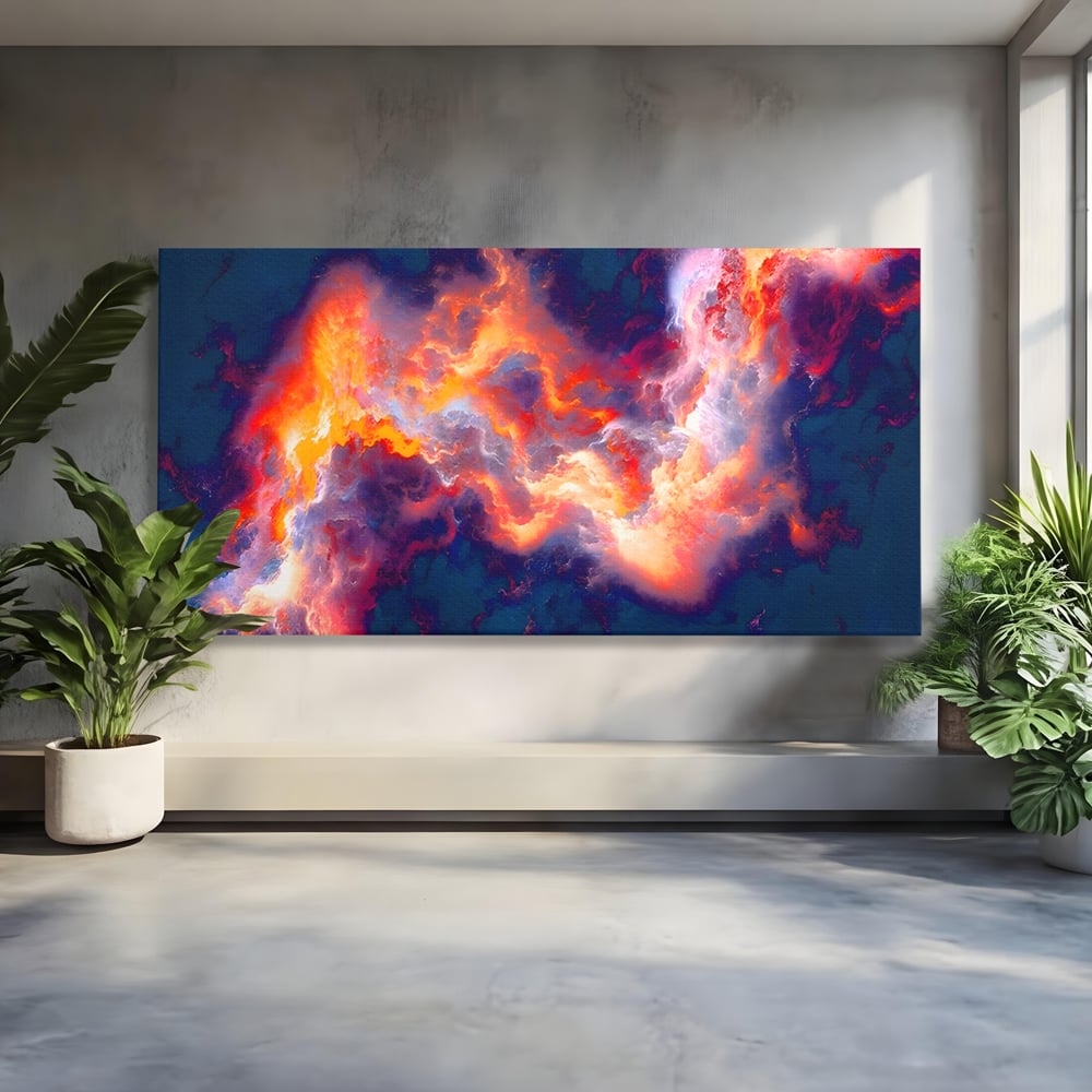 Tablou Canvas Premium LuxCanva® A1212, Colorful , Colorat, Multicolor, Abstract, Dormitor, Culori Vibrante
