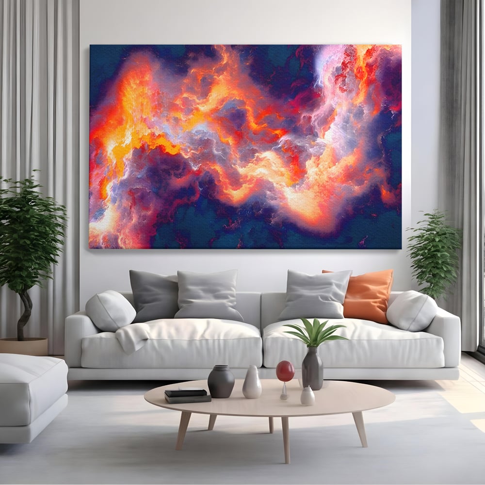 Tablou Canvas Premium LuxCanva® A1212, Colorful , Colorat, Multicolor, Abstract, Dormitor, Culori Vibrante