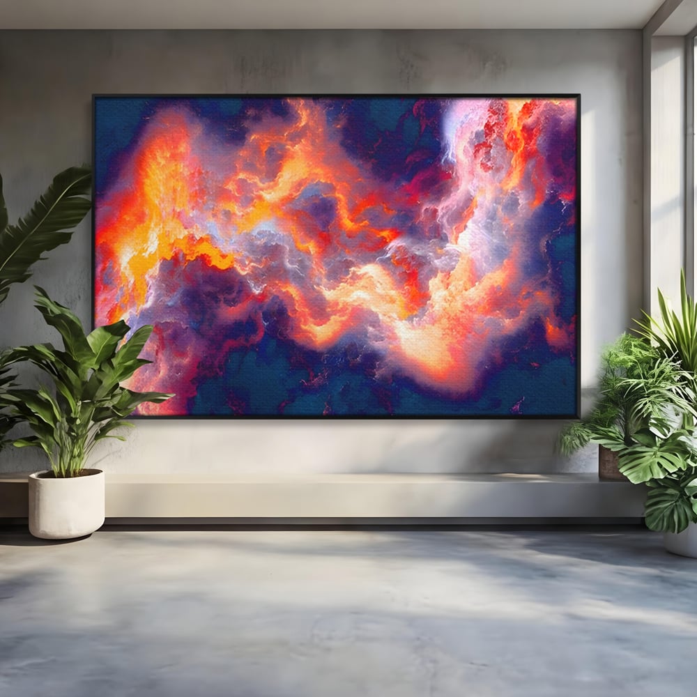 Tablou Canvas Premium LuxCanva® A1212, Colorful , Colorat, Multicolor, Abstract, Dormitor, Culori Vibrante